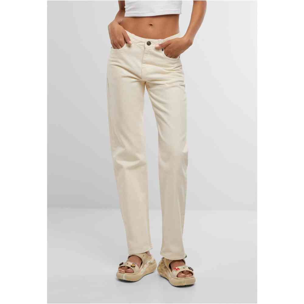 Urban Classics - Straight Fit Denim Broek rechte pijpen - Creme